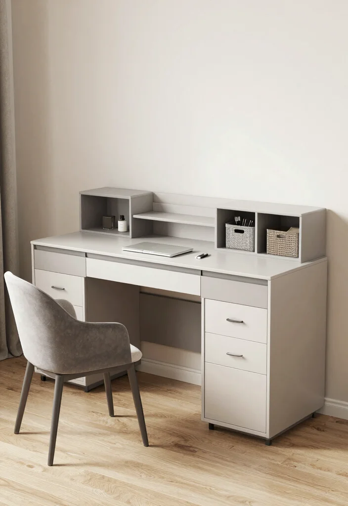 12 Office Desk Ideas for Clean and Functional Setups 6. Multi Functional Furniture 0