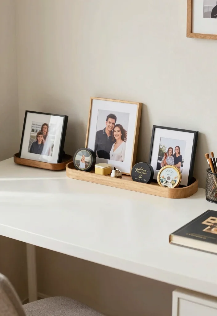 12 Office Desk Ideas for Clean and Functional Setups 9. Personal Touches 0