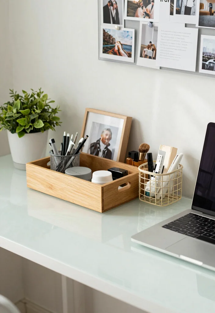 12 Office Ideas for Work That Support Productivity 25 12 Office Ideas for Work That Support Productivity 5. Keep Your Workspace Organized 0