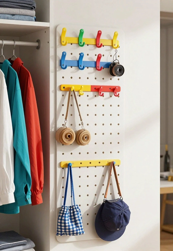 12 Reach In Closet Ideas That Feel Bigger and Brighter 6. Utilize Vertical Space with Hooks 0
