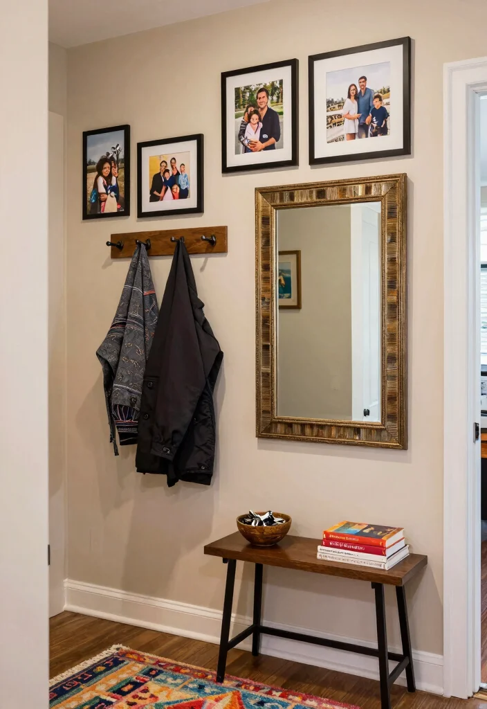 12 Small Foyer Entryway Ideas for Compact Homes 26 12 Small Foyer Entryway Ideas for Compact Homes 6. Personal Touches with Decor 0