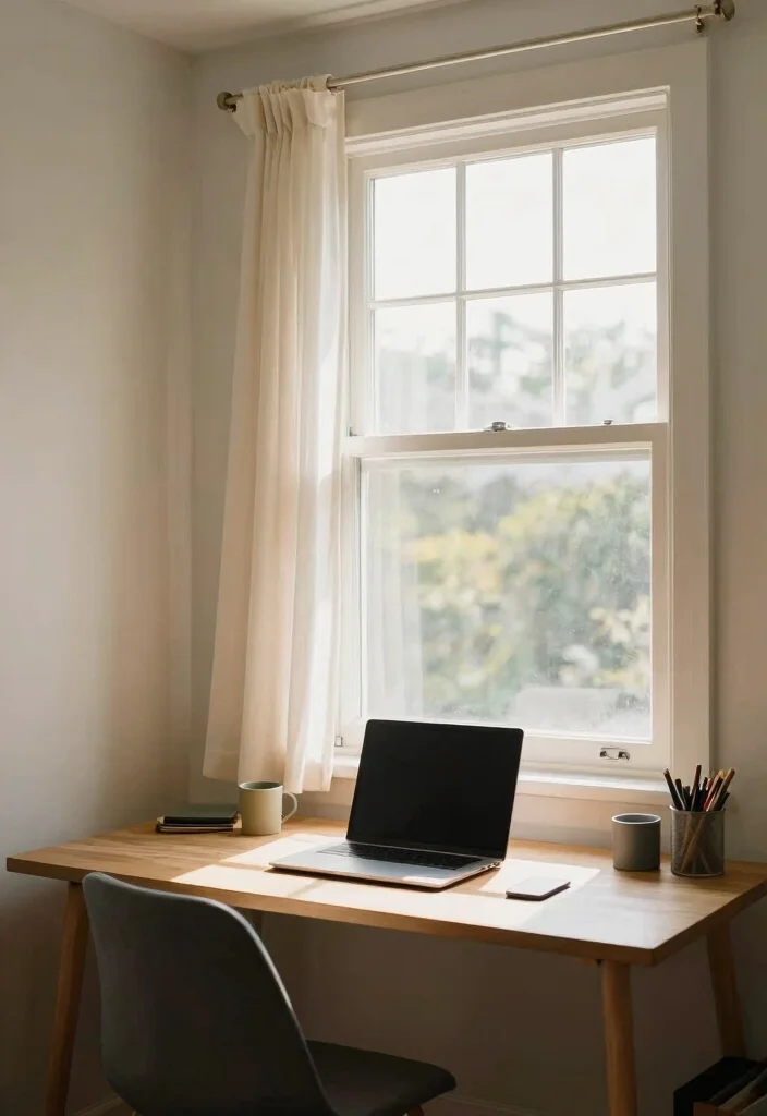 12 Small Home Office Ideas That Feel Organized 11. Utilize Natural Light 0