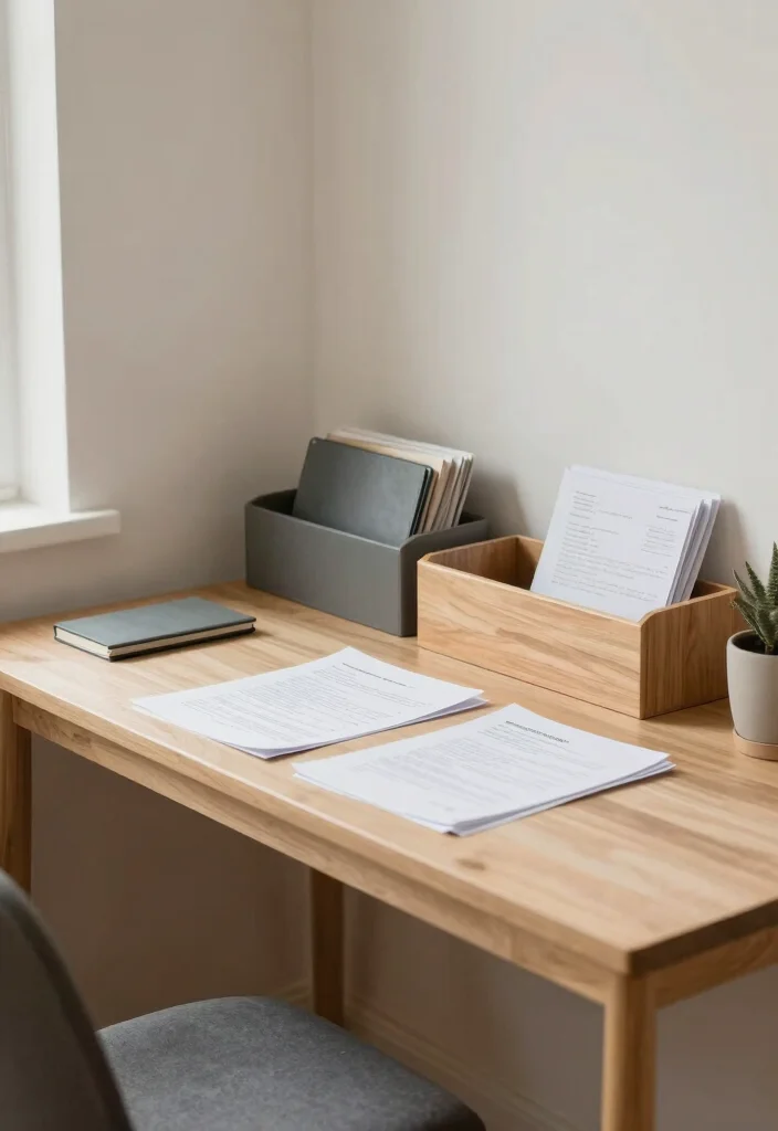 12 Small Home Office Ideas That Feel Organized 12. Regular Decluttering Sessions 0