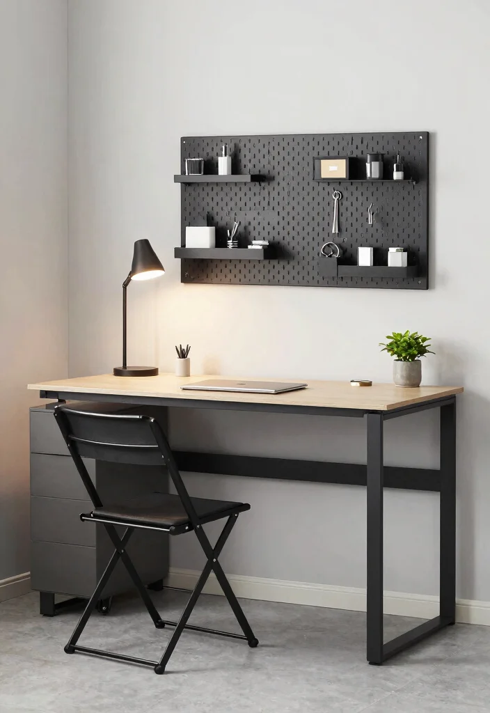 12 Small Home Office Ideas That Feel Organized 2. Multi functional Furniture 0