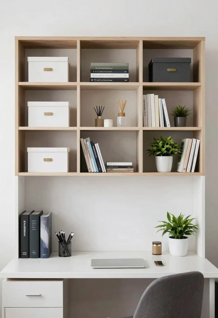 12 Small Office Ideas That Maximize Limited Space 46 12 Small Office Ideas That Maximize Limited Space 6. Open Shelving 0