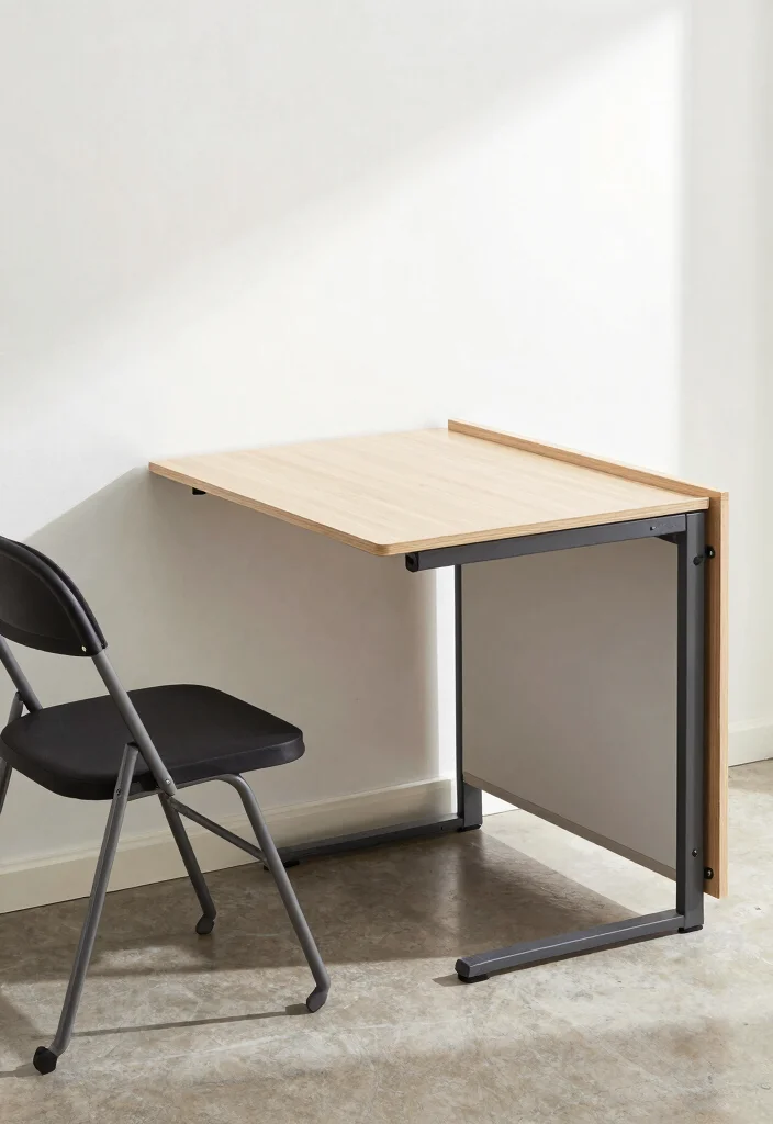 12 Small Office Ideas That Maximize Limited Space 48 12 Small Office Ideas That Maximize Limited Space 8. Foldable or Collapsible Furniture 0