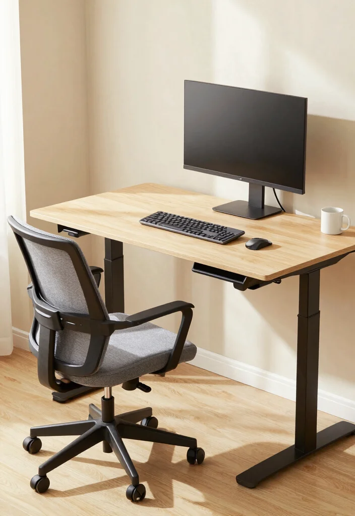 12 WFH Office Ideas for Comfortable Remote Days 6. Invest in Ergonomic Furniture 0