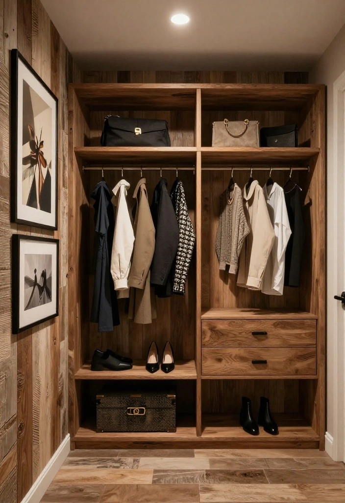 12 Walking Closet Ideas with Practical and Stylish Layouts 23 12 Walking Closet Ideas with Practical and Stylish Layouts 3. Textured Walls 0