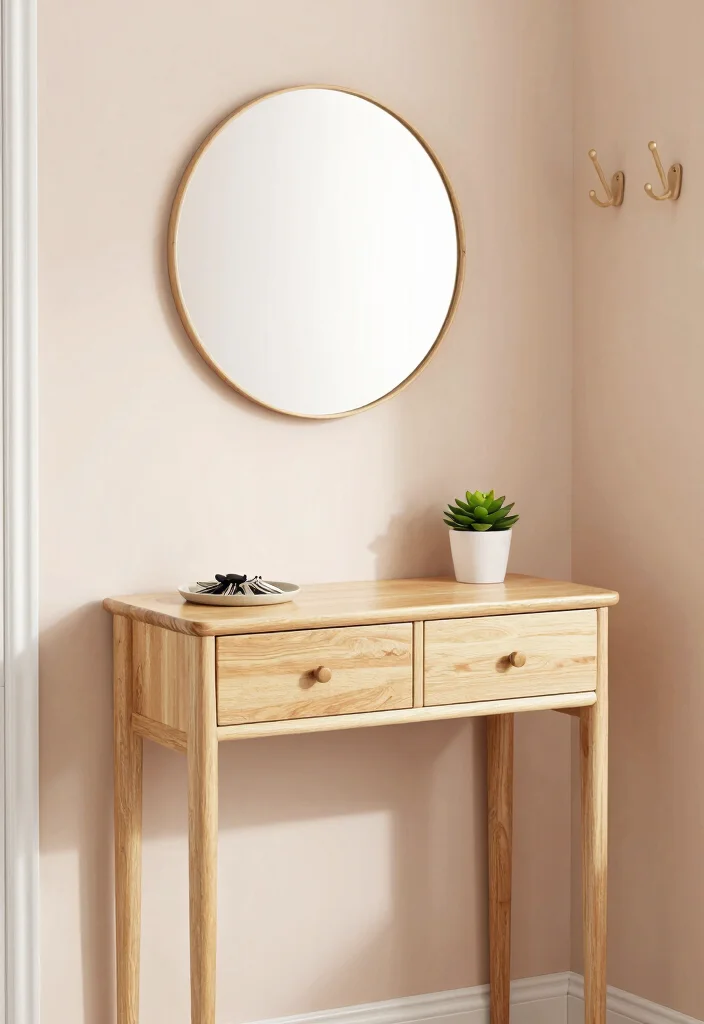 14 Apartment Entryway Ideas for Small Living Spaces 1 14 Apartment Entryway Ideas for Small Living Spaces 1. Multipurpose Console Table 0