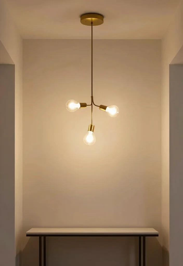 14 Apartment Entryway Ideas for Small Living Spaces 41 14 Apartment Entryway Ideas for Small Living Spaces 11. Unique Lighting Fixtures 0