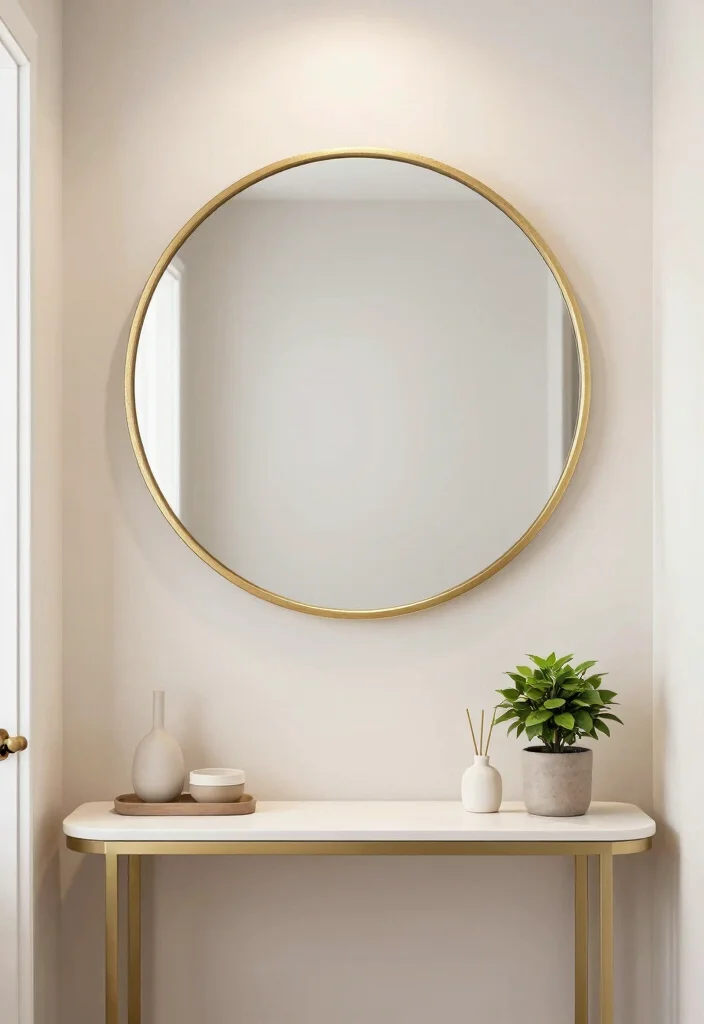 14 Apartment Entryway Ideas for Small Living Spaces 4 14 Apartment Entryway Ideas for Small Living Spaces 4. Mirror Magic 0