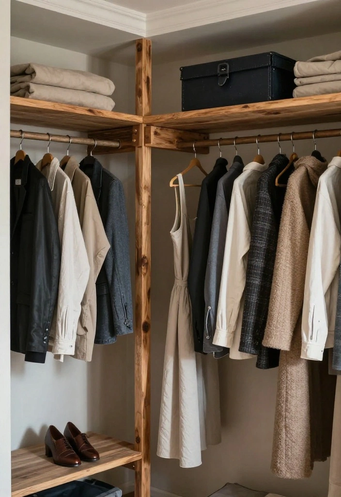 14 Bedroom Closet Ideas That Blend Storage and Style 6. DIY Closet Rod Extensions 0