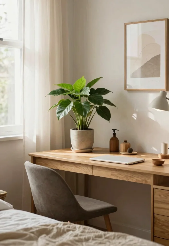 14 Bedroom Office Ideas for Dual Purpose Rooms 10. Natural Elements 0