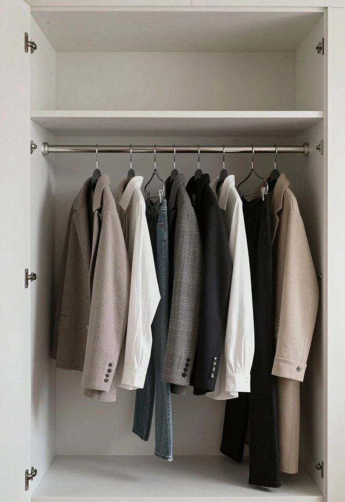 14 Closet Ideas for Small Spaces That Stay Organized 11. Slim Hangers 0
