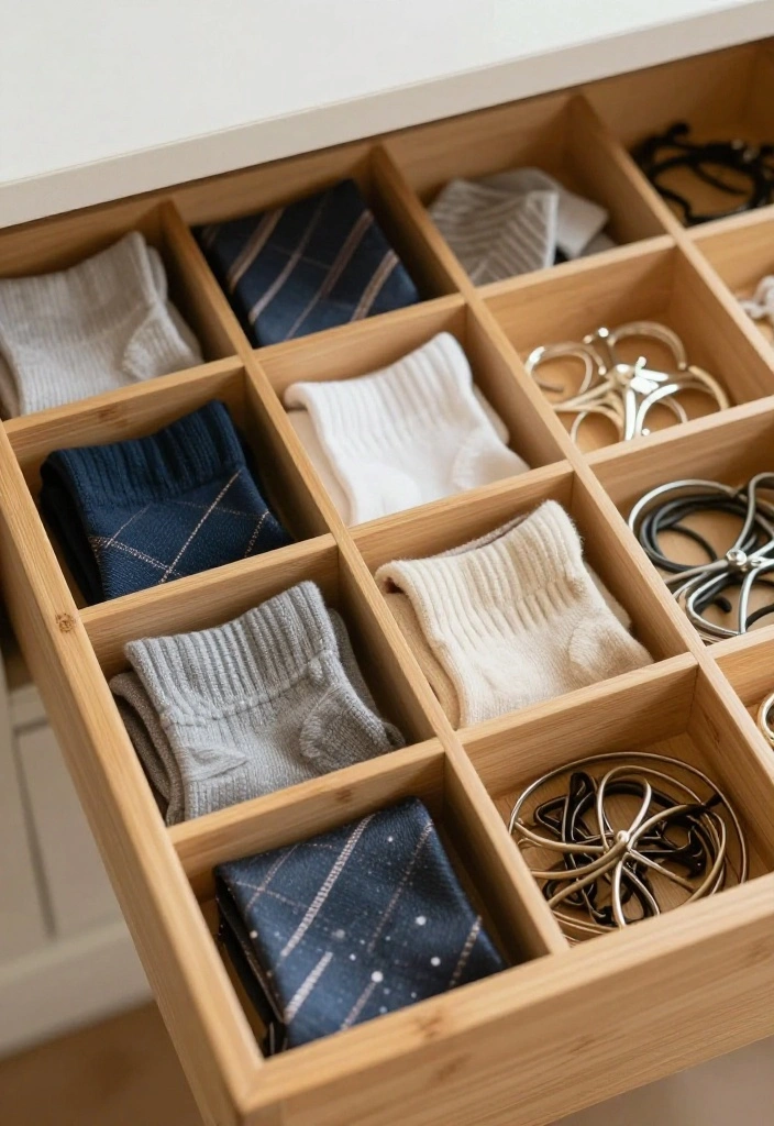 14 Closet Ideas for Small Spaces That Stay Organized 4. Drawer Dividers 0