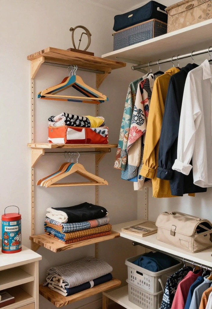 14 Closet Ideas for Small Spaces That Stay Organized 8. DIY Closet Accessories 0
