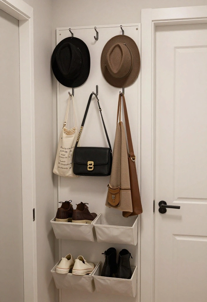14 Closet Ideas to Create a Stylish and Organized Storage Space 7. Over the Door Solutions 0 1