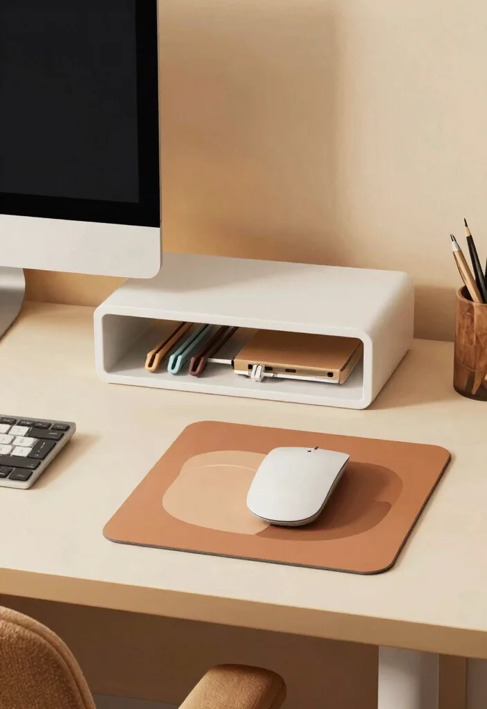 14 Cozy Office Ideas for Long Workdays 10. Functional Accessories 0