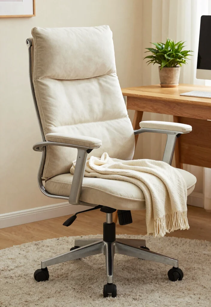 14 Cozy Office Ideas for Long Workdays 2. Comfortable Office Furniture 0