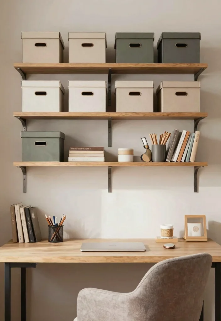 14 Cozy Office Ideas for Long Workdays 6. Workspace Organization 0