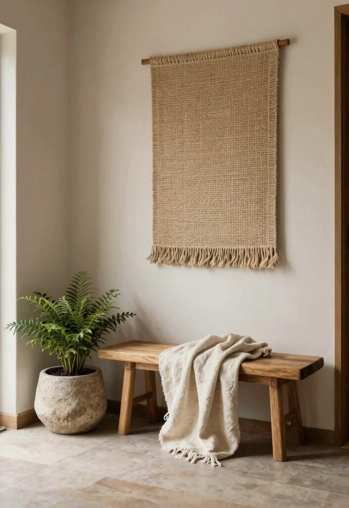 14 Entryway Decor Ideas to Add Personality 13. Natural Elements 0 1