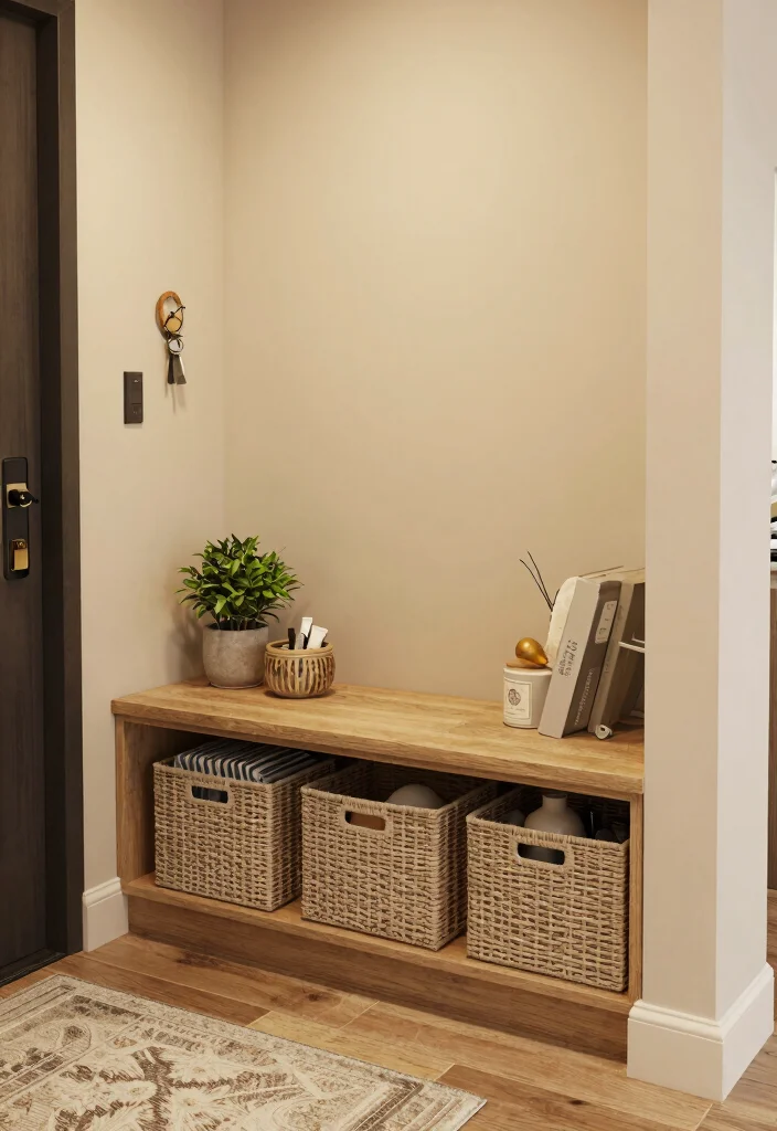 14 Entryway Decor Ideas to Add Personality 14. Smart Storage Solutions 0 1