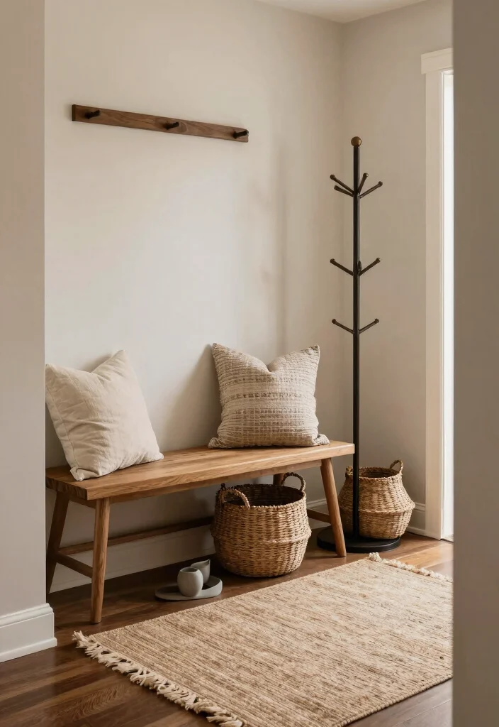 14 Entryway Ideas to Create a Welcoming First Impression 11. Play with Textures 0