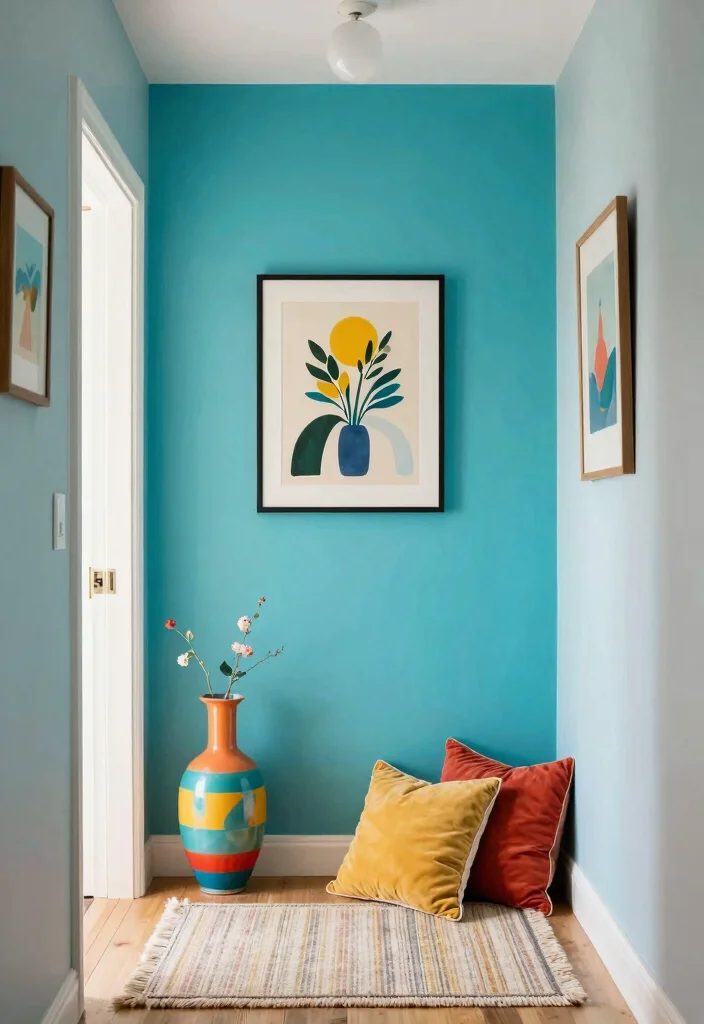 14 Entryway Ideas to Create a Welcoming First Impression 6. Colorful Accents 0