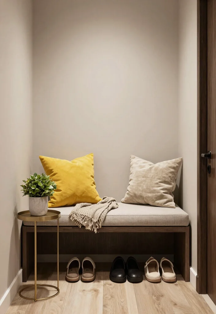 14 Entryway Storage Ideas to Hide Everyday Mess 29 14 Entryway Storage Ideas to Hide Everyday Mess 9. Stylish Bench with Storage 0