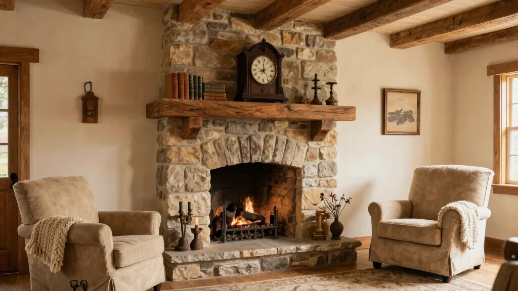 14 Farmhouse Fireplace Ideas with Rustic Warmth