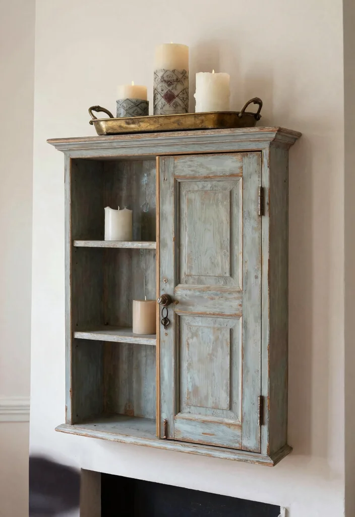 14 Fireplace Decor Ideas to Style the Mantel Year Round 10. Repurposed Items 0