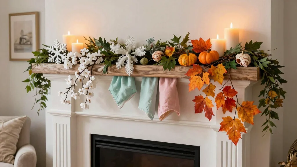 14 Fireplace Decor Ideas to Style the Mantel Year Round