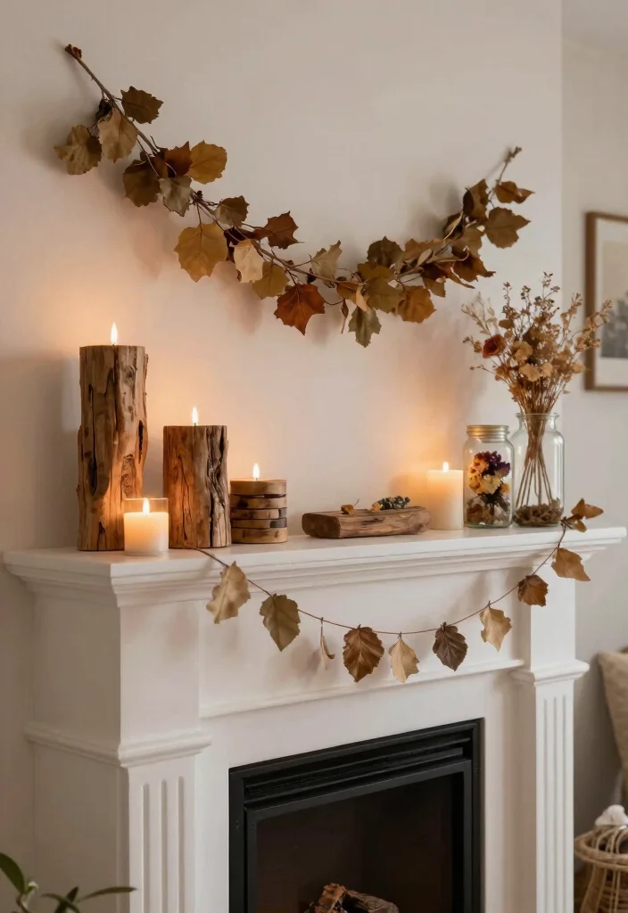 14 Fireplace Mantel Decorating Ideas for Seasonal Styling 48 14 Fireplace Mantel Decorating Ideas for Seasonal Styling 8. DIY Eco Friendly Accents 0
