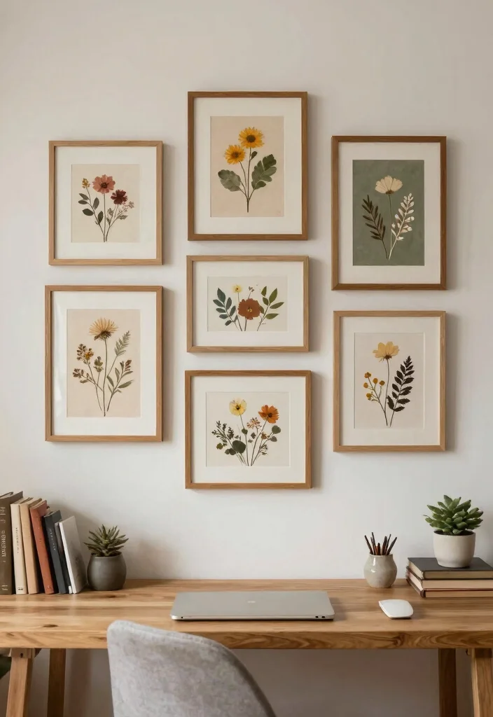 14 Home Office Decor Ideas for a Finished Look 13 14 Home Office Decor Ideas for a Finished Look 3. Eco Friendly Wall Art 0