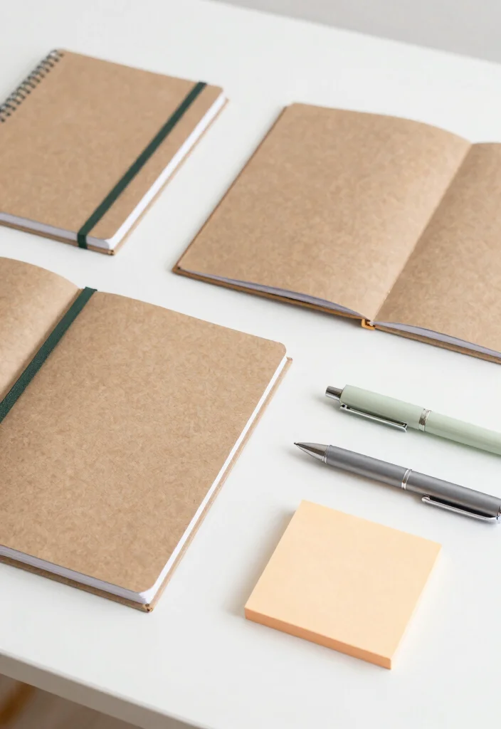 14 Home Office Decor Ideas for a Finished Look 37 14 Home Office Decor Ideas for a Finished Look 7. Eco Conscious Stationery 0