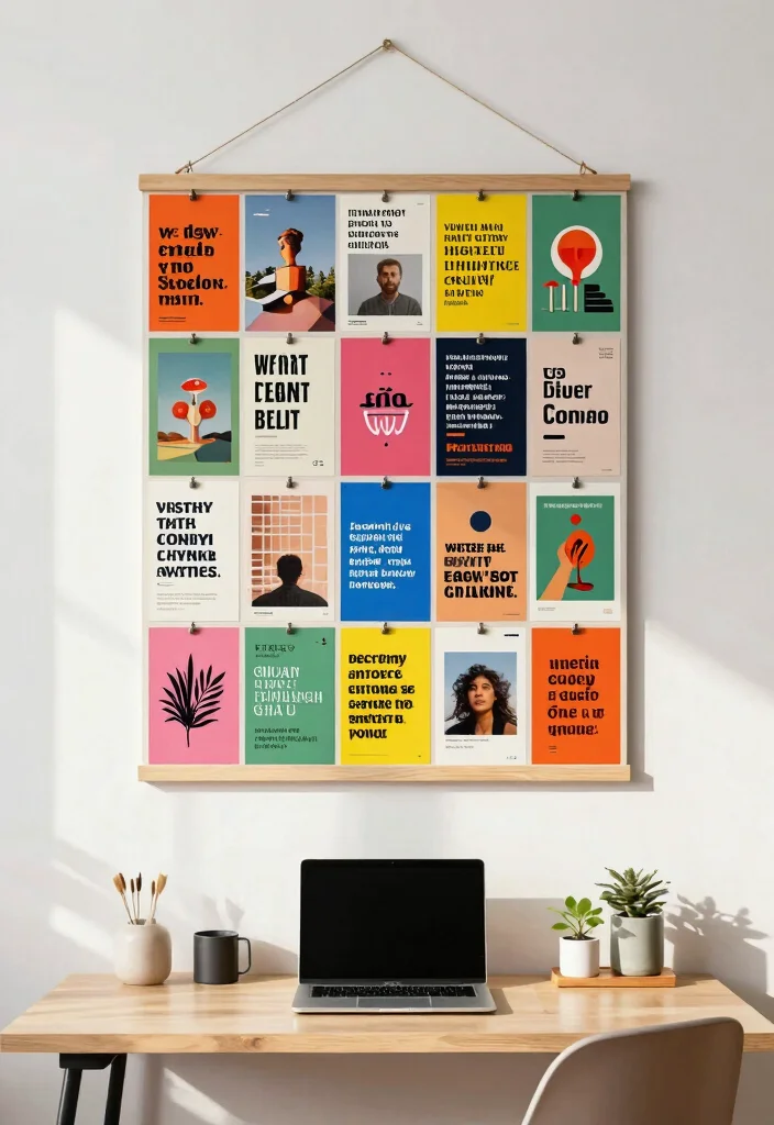 14 Home Office Ideas for Small Spaces 12. Create a Vision Board 0