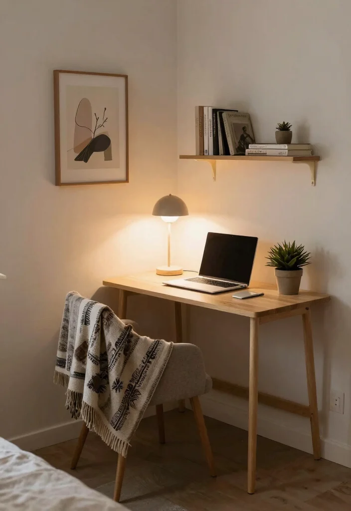 14 Home Office Ideas for Small Spaces 4. Utilize Corners Effectively 0