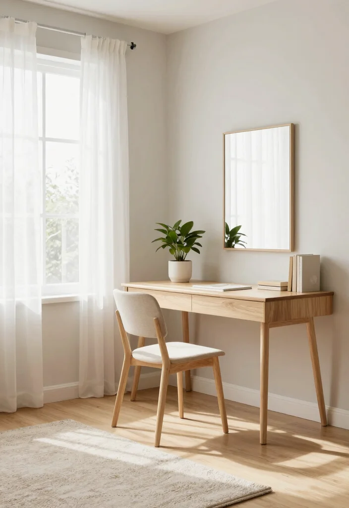 14 Home Office Ideas for Small Spaces 5. Light Colors and Natural Light 0