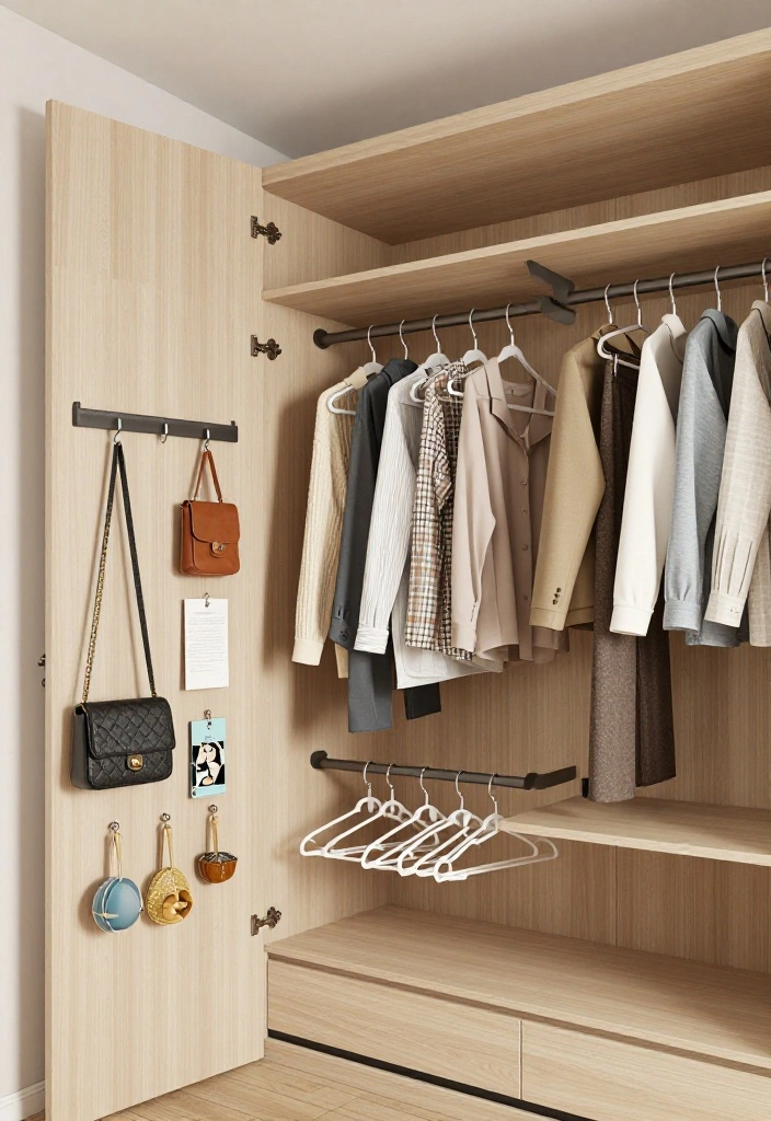 14 Master Closet Ideas for Calm and Organized Living 7. Space Saving Hanging Solutions 0 1