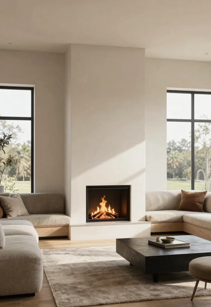 14 Modern Fireplace Ideas with Clean Architectural Lines 59 14 Modern Fireplace Ideas with Clean Architectural Lines 13. Multi Purpose Fireplaces 0