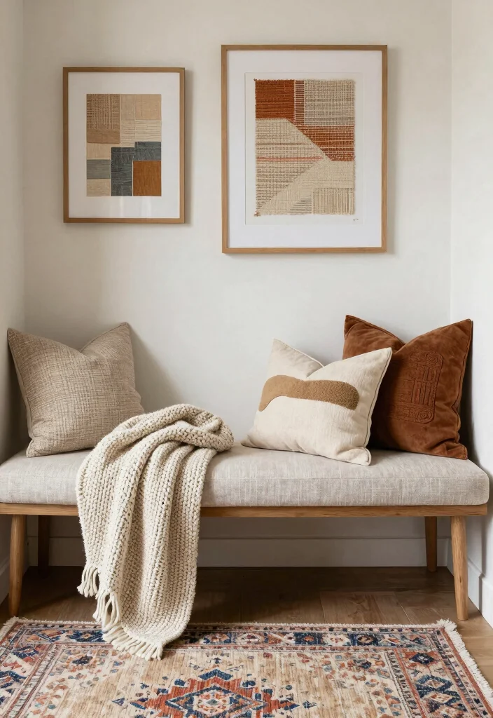 14 Mud Room Entryway Ideas That Stay Tidy 7. Layering Textures 0