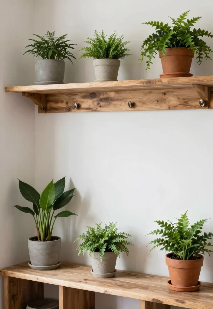 14 Mudroom Entryway Ideas for Busy Family Homes 10. Nature Inspired Decor 0