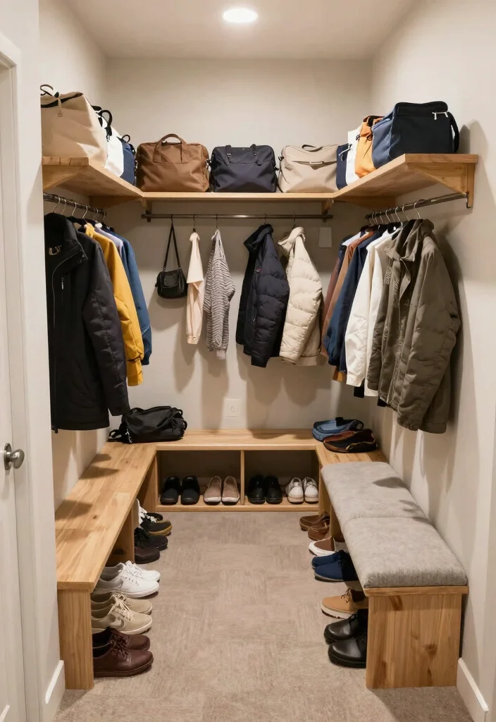 14 Mudroom Entryway Ideas for Busy Family Homes 13. Efficient Layout Design 0