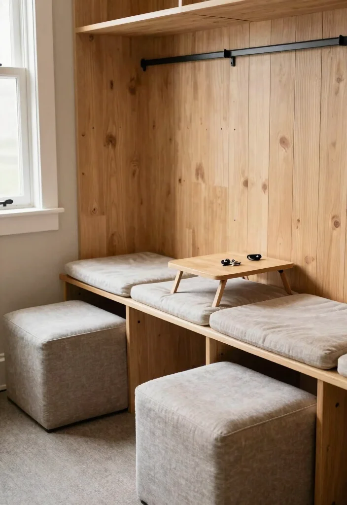 14 Mudroom Entryway Ideas for Busy Family Homes 2. Multi functional Furniture 0