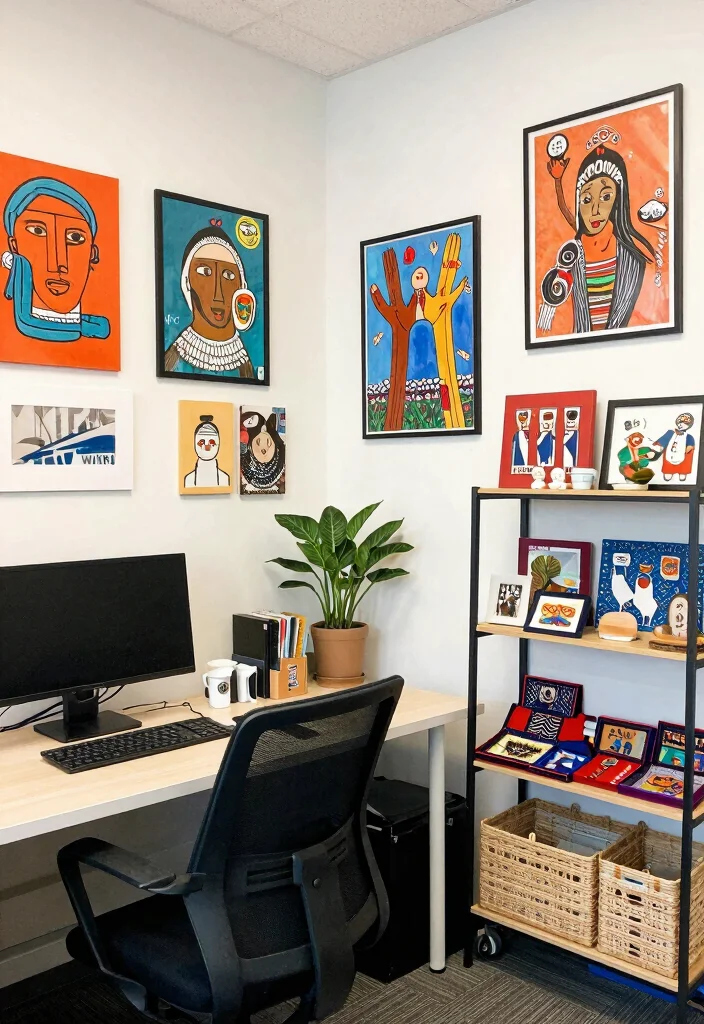 14 Office Decorating Ideas for Work Environments 14. Community Inspired Decor 0