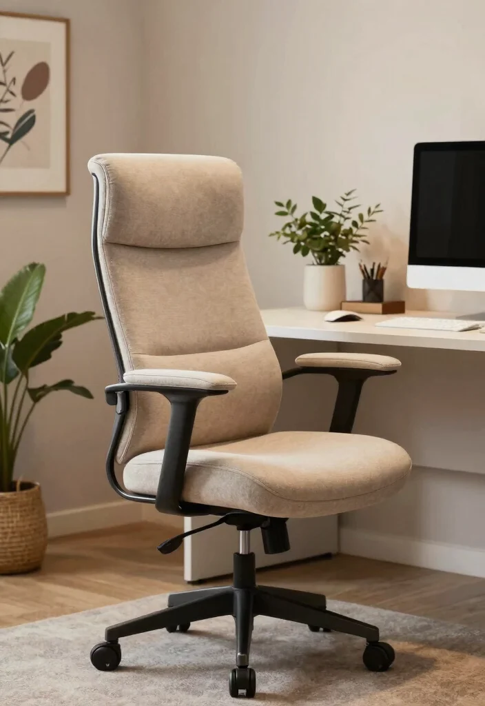 14 Office Ideas Home That Blend with Living Spaces 10. A Functional and Stylish Chair 0