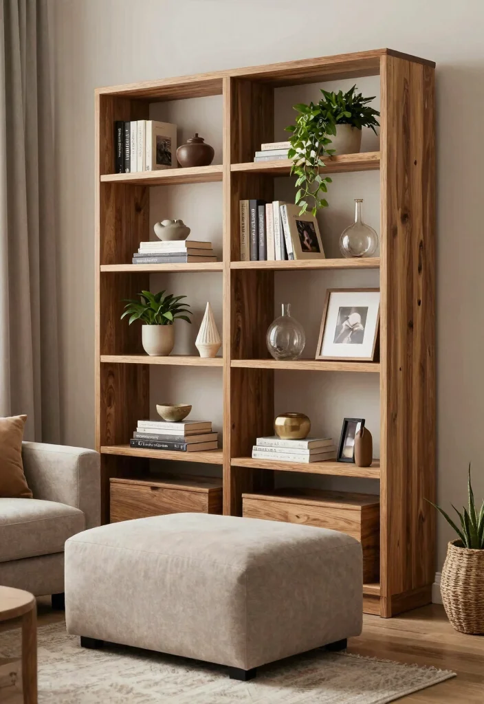 14 Office Ideas Home That Blend with Living Spaces 2. Stylish Storage Solutions 0