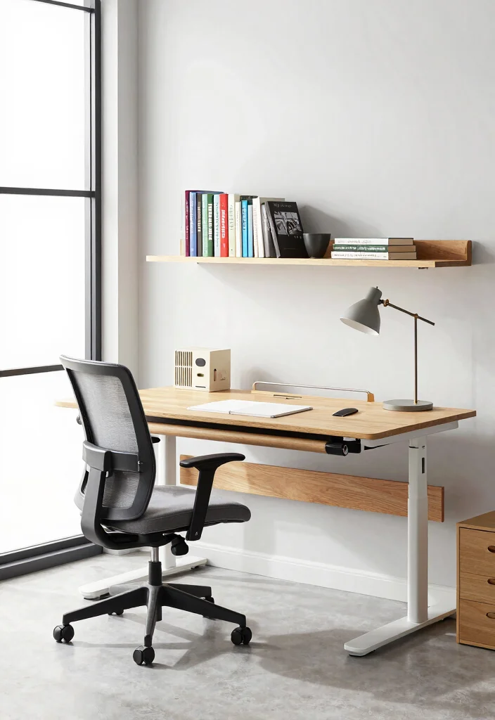 14 Office Ideas to Create a Productive Home Workspace 2. Functional Furniture 0