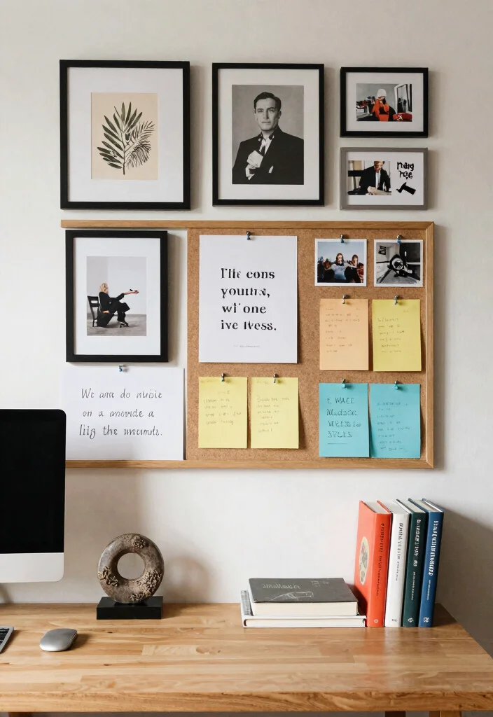 14 Office Ideas to Create a Productive Home Workspace 4. Personalized Touches 0