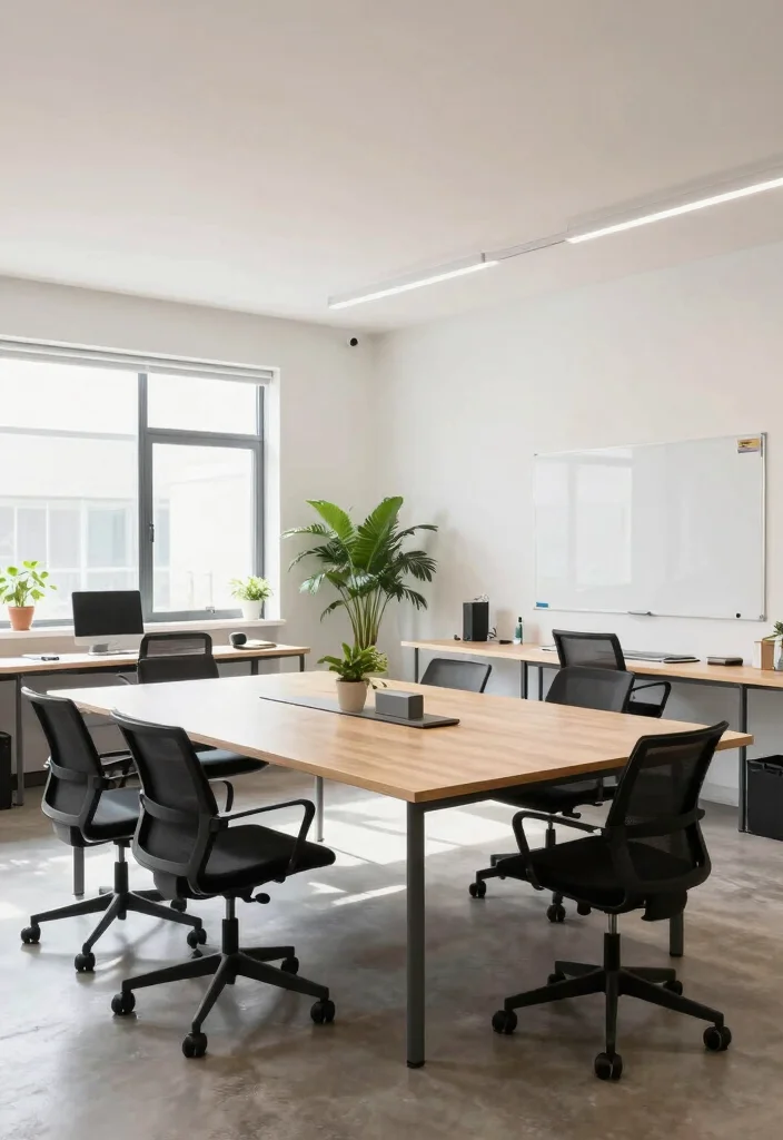 14 Office Setup Ideas Layout for Better Workflow 10. Open Layout Freedom 0